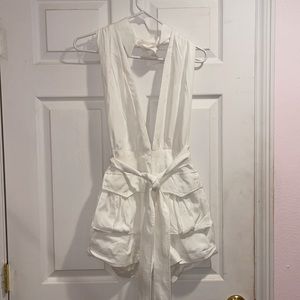 White Nasty Gal Romper